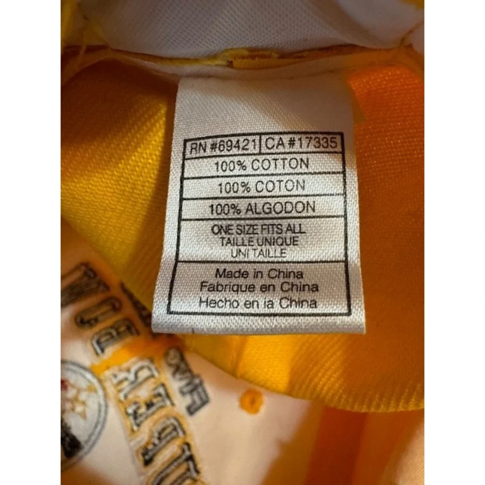 Gold Pittsburgh Steelers‎ Five 5 Time Super Bowl Champions Reebok NFL Cap Hat